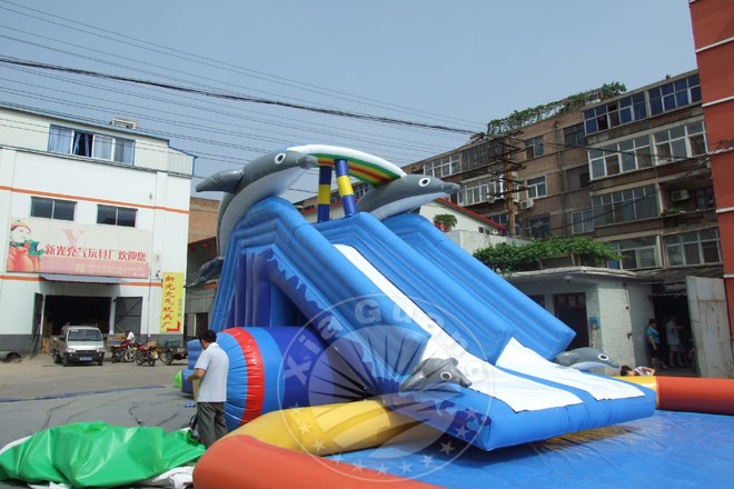 南皮充气大滑梯